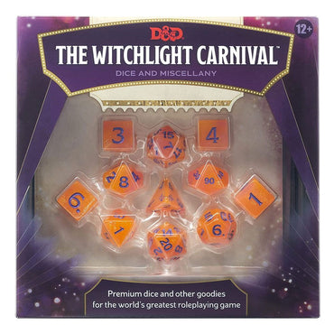 Dungeons & Dragons RPG DICE SET WITCHLISH CARNIVAL