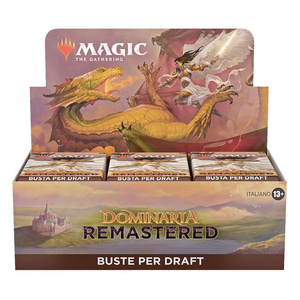 Magic The Gathering Dominaria Remastered Draft Booster Display (36) italiensk