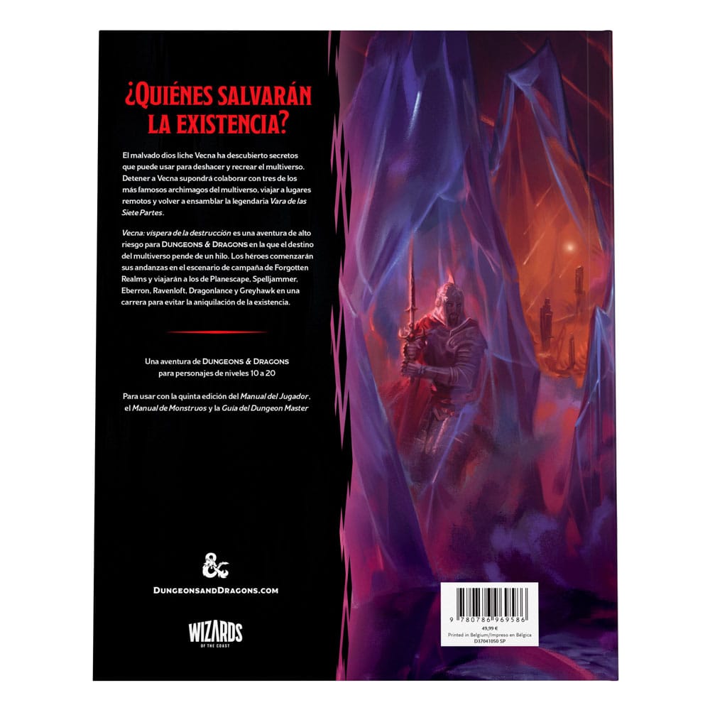 Dungeons & Dragons RPG Adventure Vecna: Víspera de la Destrucción spansk