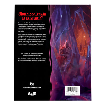 Dungeons & Dragons RPG Adventure Vecna: Víspera de la Destrucción spansk