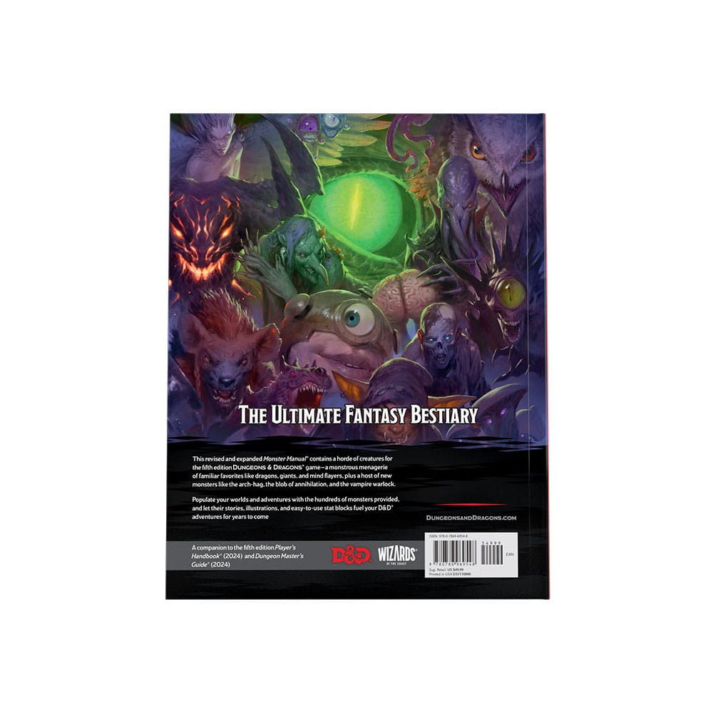 Dungeons & Dragons RPG Monster Manual 2024 english