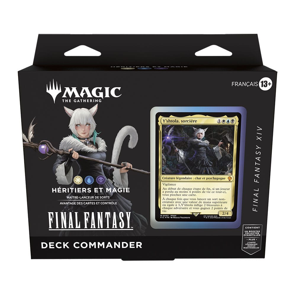 Magic the Gathering Final Fantasy Commander Decks Display (4) fransk