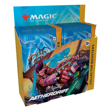 Magic The Gathering AetherDrift Collector Booster Display (12) Engels