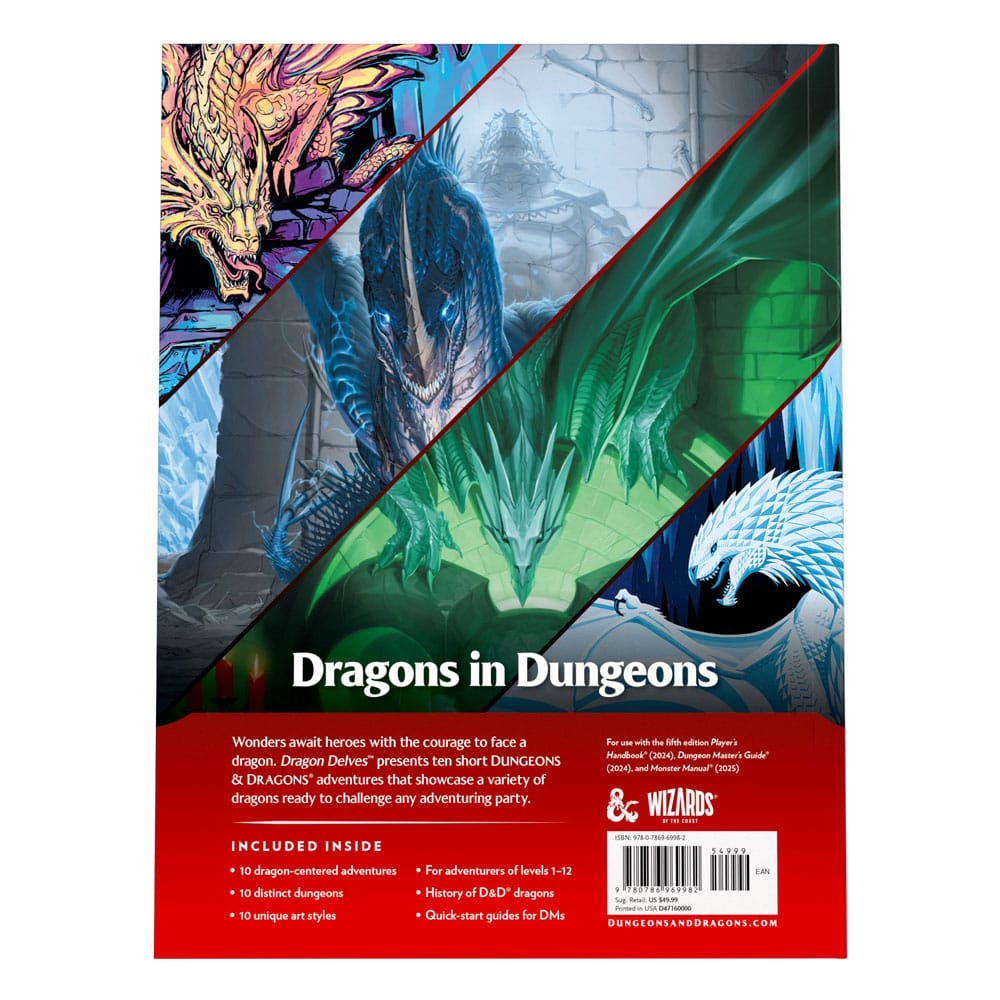 Dungeons & Dragons RPG Dragon Delves: An Adventure Anthology engelsk