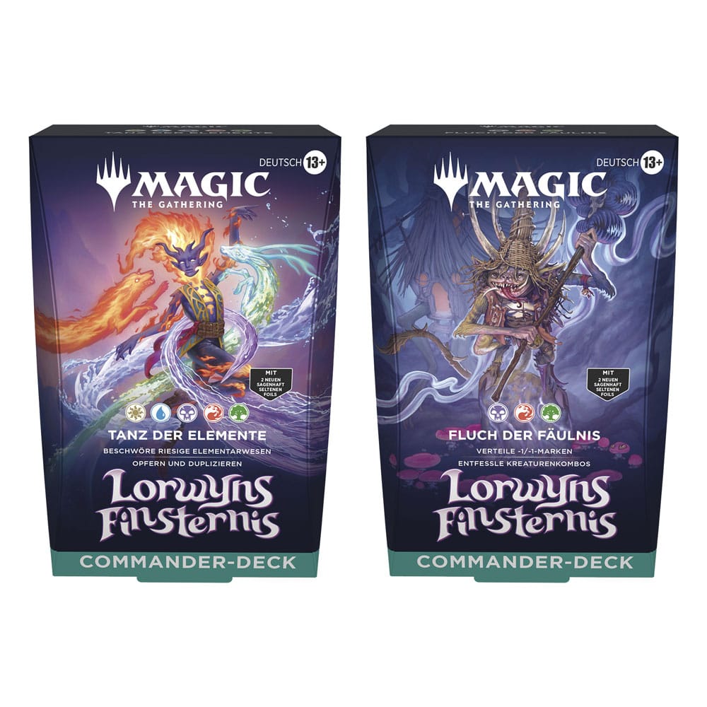 Magic the Gathering Lorwyns Finsternis Commander Decks Display (4) allemand