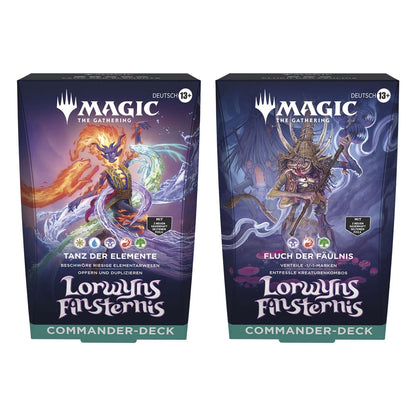 Magic the Gathering Lorwyns Finsternis Commander Decks Display (4) allemand