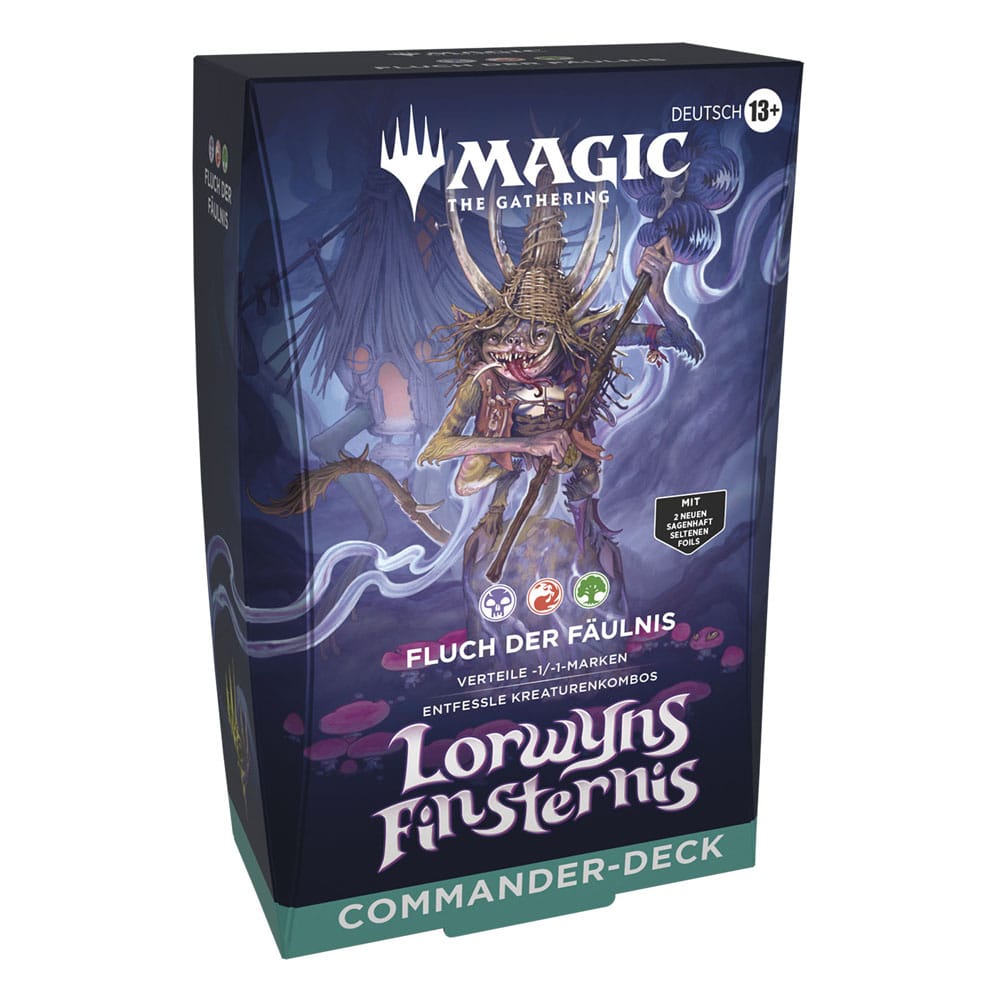 Magic the Gathering Lorwyns Finsternis Commander Decks Display (4) allemand