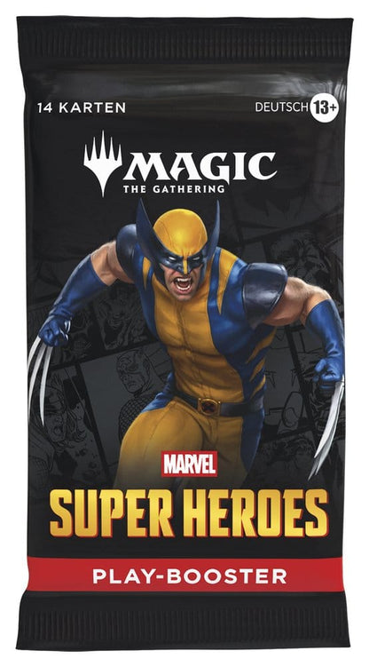 Magic the Gathering Marvel Super Heroes Play Booster Display (30) tedesco