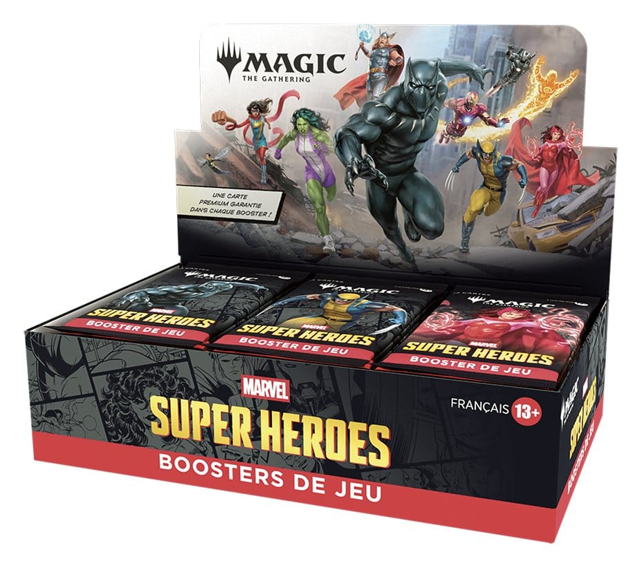 Magic the Gathering Marvel Super Heroes Play Booster Display (30) francés