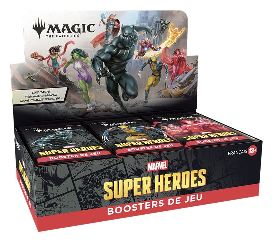 Magic the Gathering Marvel Super Heroes Play Booster Display (30) francés