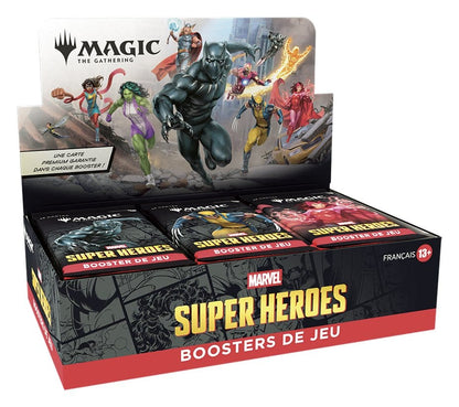 Magic the Gathering Marvel Super Heroes Play Booster Display (30) francés