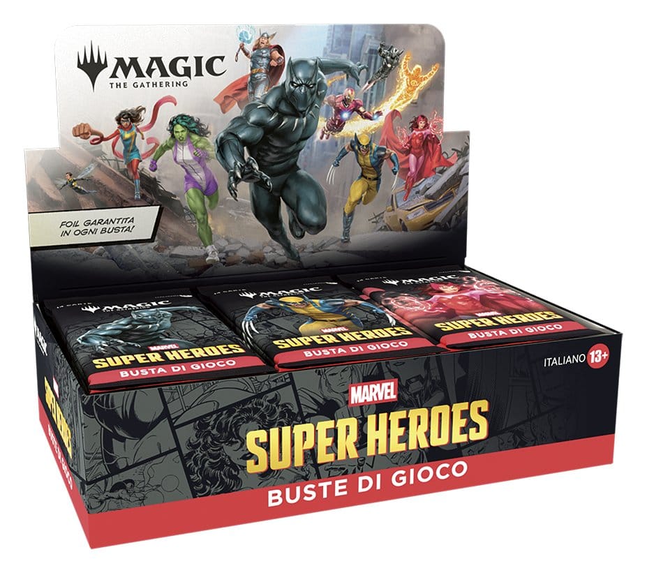 Magic the Gathering Marvel Super Heroes Play Booster Display (30) italiano