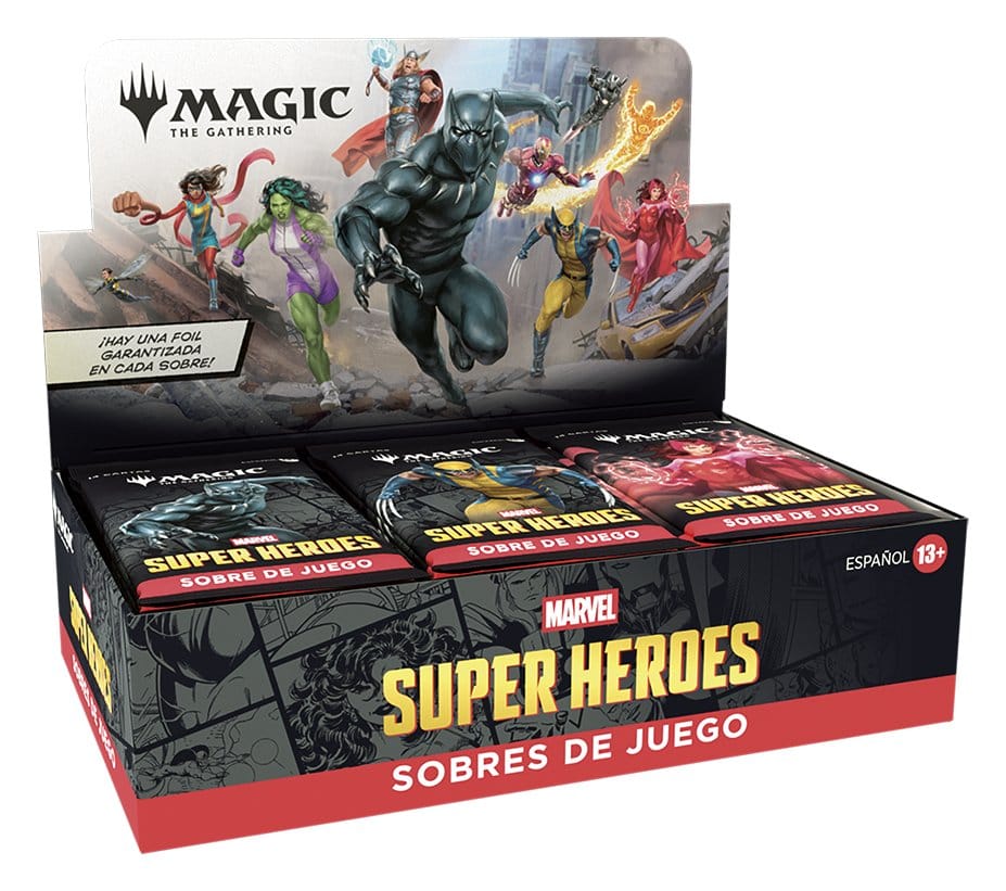 Magic the Gathering Marvel Super Heroes Play Booster Display (30) Spanisch