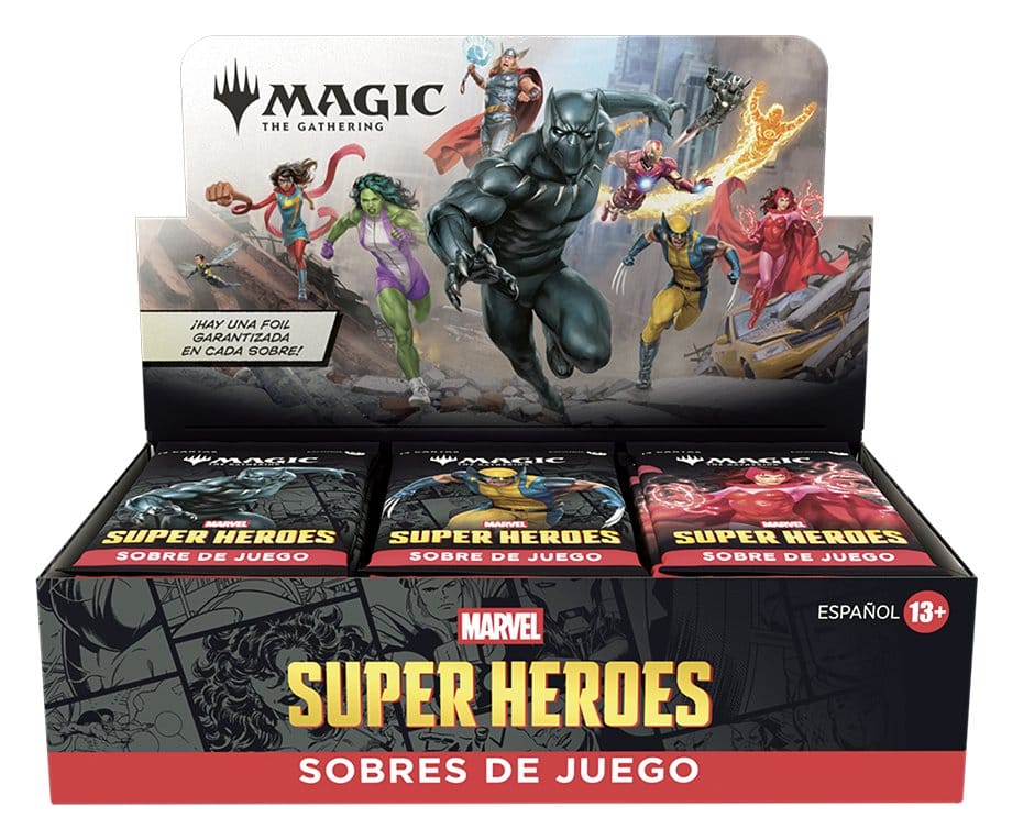 Magic the Gathering Marvel Super Heroes Play Booster Display (30) Spanisch
