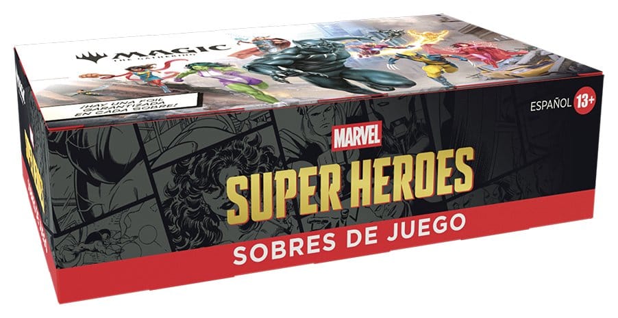 Magic the Gathering Marvel Super Heroes Play Booster Display (30) Spanisch