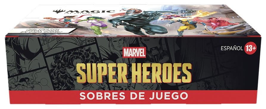 Magic the Gathering Marvel Super Heroes Play Booster Display (30) Spanisch
