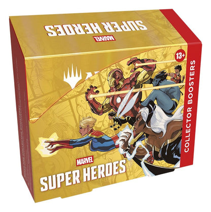 Magic the Gathering Marvel Super Heroes Collector Booster Display (12) inglese