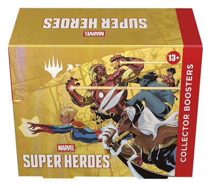 Magic the Gathering Marvel Super Heroes Collector Booster Display (12) inglese
