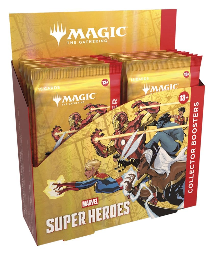 Magic the Gathering Marvel Super Heroes Collector Booster Display (12) inglese