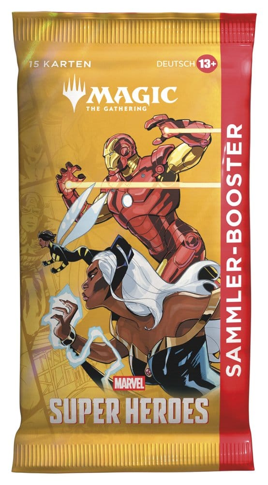Magic the Gathering Marvel Super Heroes Collector Booster Display (12) tedesco
