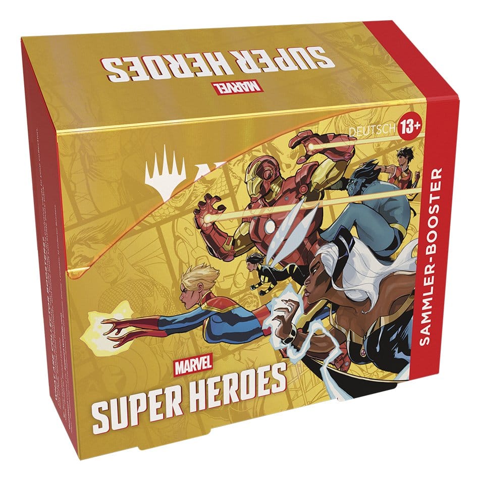 Magic the Gathering Marvel Super Heroes Collector Booster Display (12) tedesco