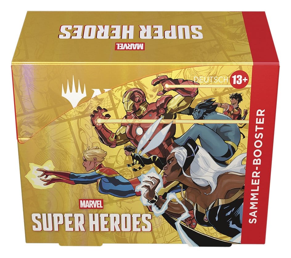 Magic the Gathering Marvel Super Heroes Collector Booster Display (12) tedesco