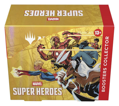 Magic the Gathering Marvel Super Heroes Collector Booster Display (12), französisch