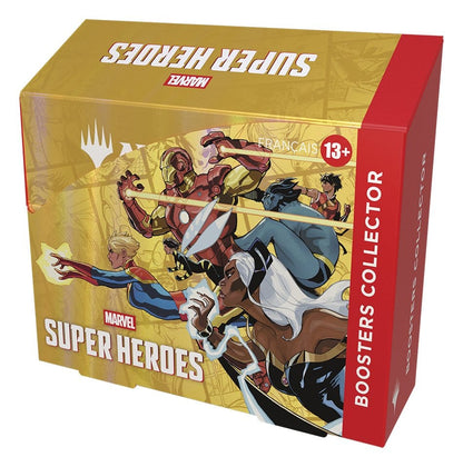 Magic the Gathering Marvel Super Heroes Collector Booster Display (12), französisch