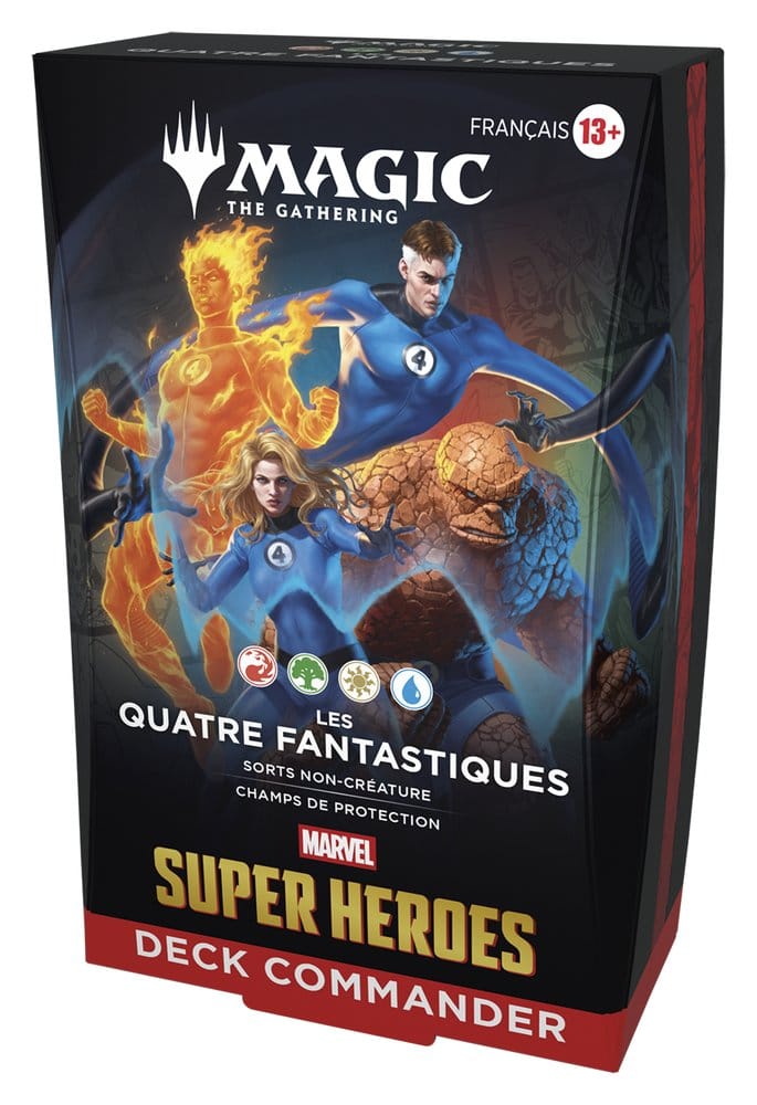 Magic the Gathering Marvel Super Heroes Commander Decks Case (4) fransk