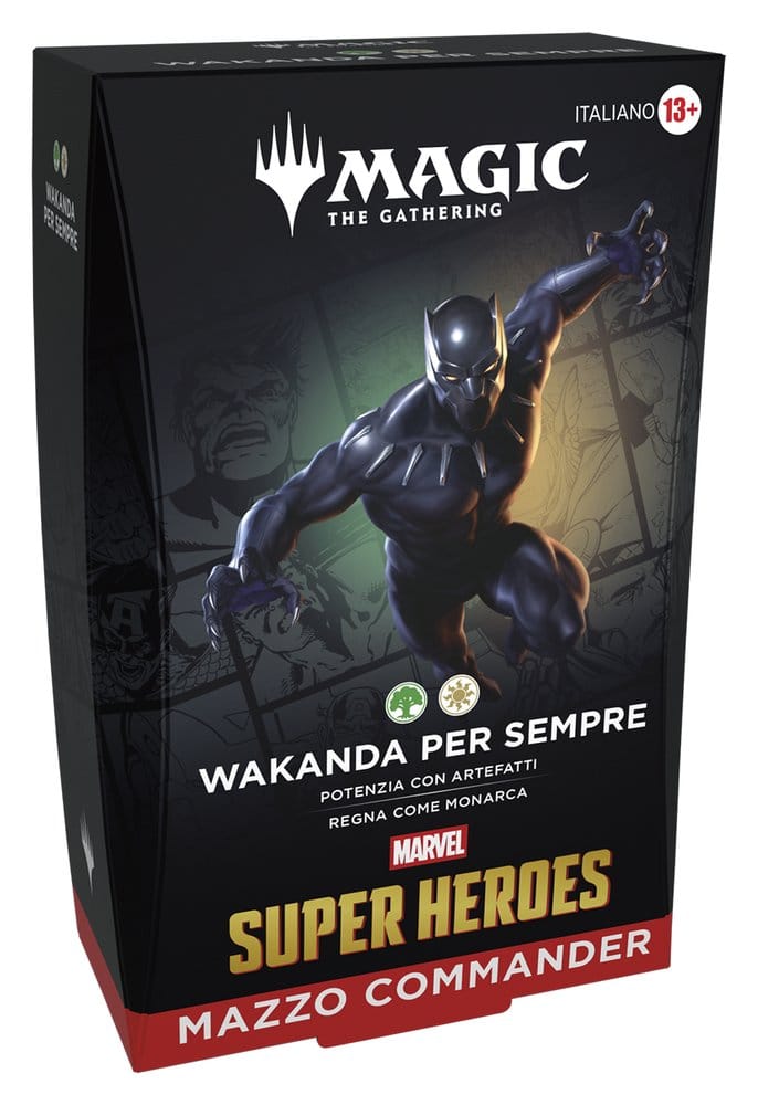 Magic the Gathering Marvel Super Heroes Commander Decks Case (4) talijanski