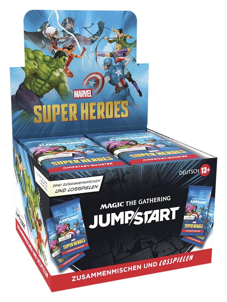 Magic the Gathering Marvel Super Heroes Jumpstart Booster Display (24) tysk