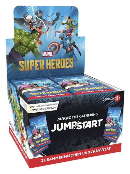 Magic the Gathering Marvel Super Heroes Jumpstart Booster Display (24) tysk