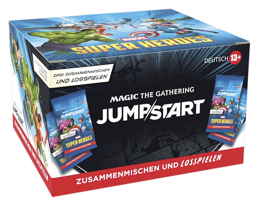 Magic the Gathering Marvel Super Heroes Jumpstart Booster Display (24) tysk