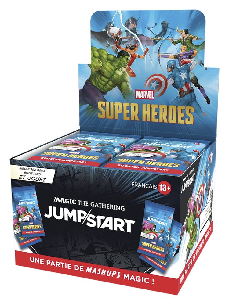 Magic the Gathering Marvel Super Heroes Jumpstart Booster Display (24) fransk