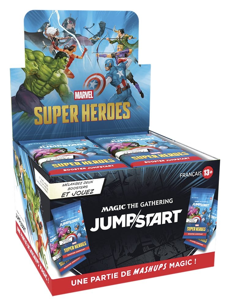 Magic the Gathering Marvel Super Heroes Jumpstart Booster Display (24) fransk