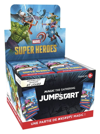 Magic the Gathering Marvel Super Heroes Jumpstart Booster Display (24) fransk
