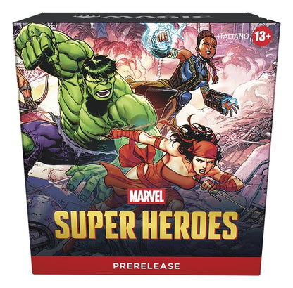 Magic the Gathering Marvel Super Heroes Prerelease Packs Case (15), italienisch