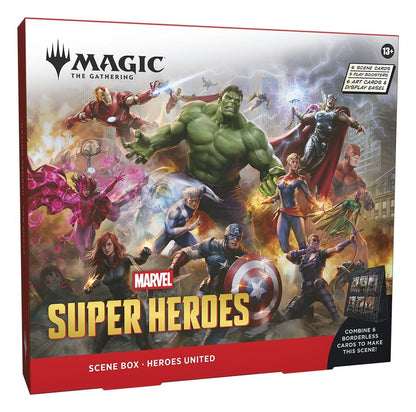 Magic the Gathering Marvel Super Heroes Scene Box Display (4) engelsk