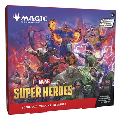 Magic the Gathering Marvel Super Heroes Scene Box Display (4) inglese
