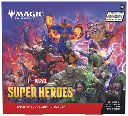 Magic the Gathering Marvel Super Heroes Scene Box Display (4) inglese