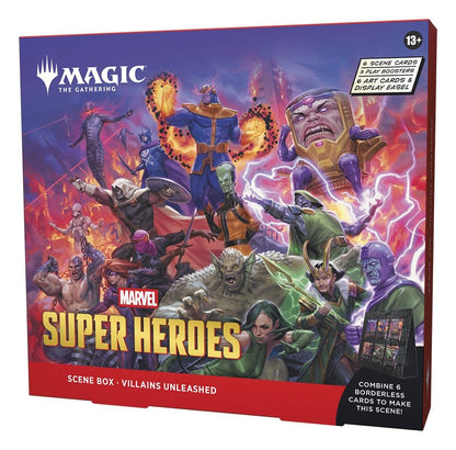 Magic the Gathering Marvel Super Heroes Scene Box Display (4) inglese