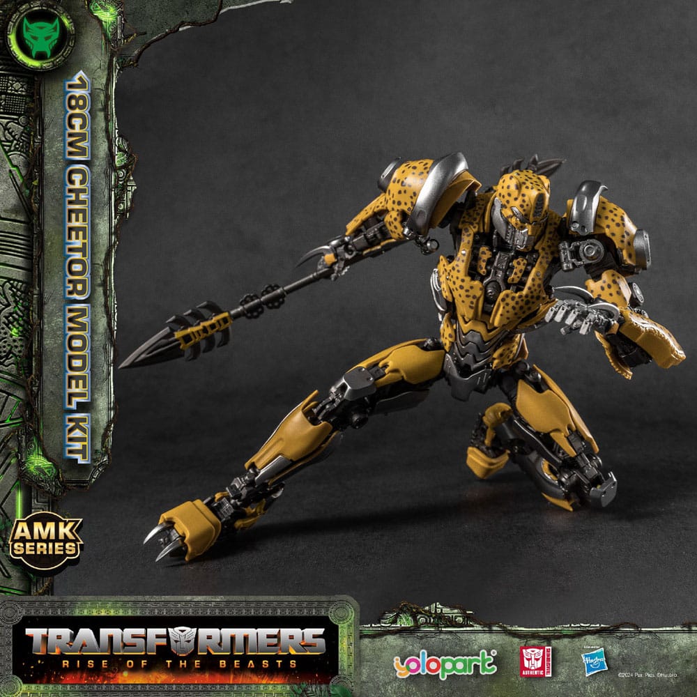 Transformers: Rise of the Beasts Amk Series Plastic Model Kit Cheetor 22 cm