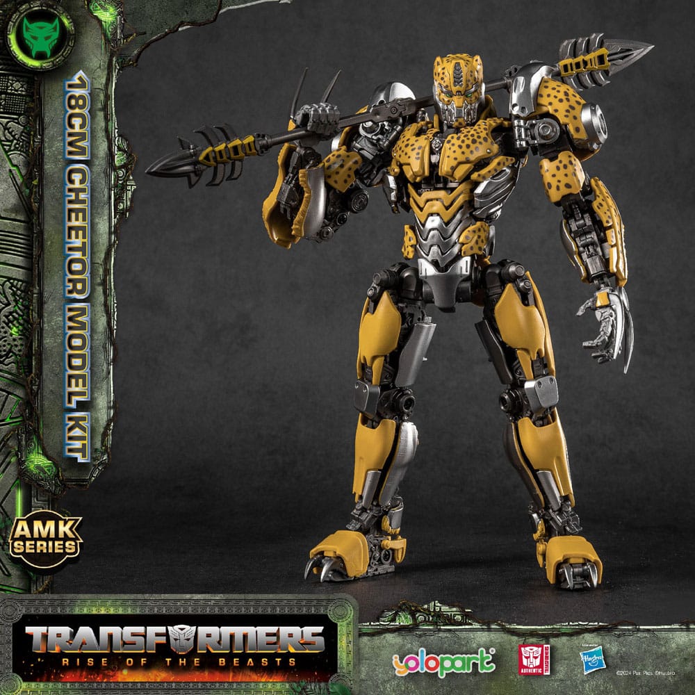 Transformers: Rise of the Beasts Amk Series Plastic Model Kit Cheetor 22 cm