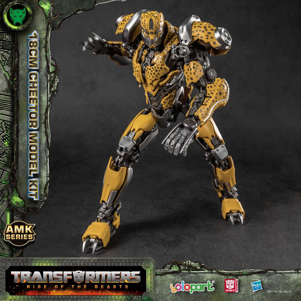 Transformers: Rise of the Beasts Amk Series Plastic Model Kit Cheetor 22 cm