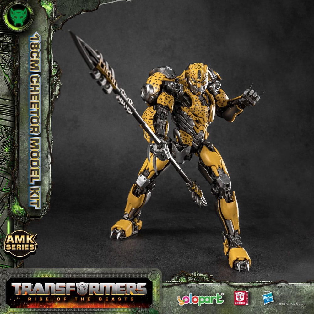 Transformers: Rise of the Beasts Amk Series Plastic Model Kit Cheetor 22 cm