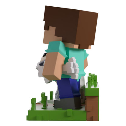 Minecraft Vinylfigur Taming a Wolf 10 cm