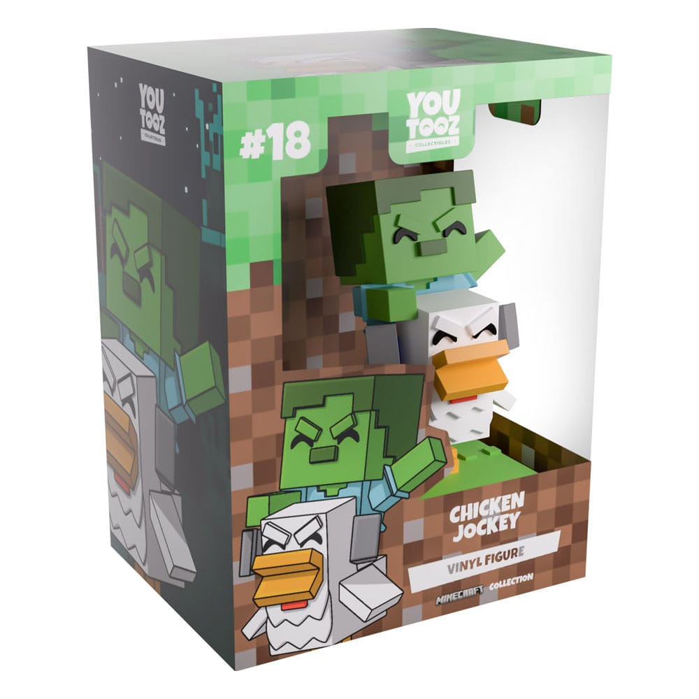 Minecraft Vinylfigur Chicken Jockey 12 cm