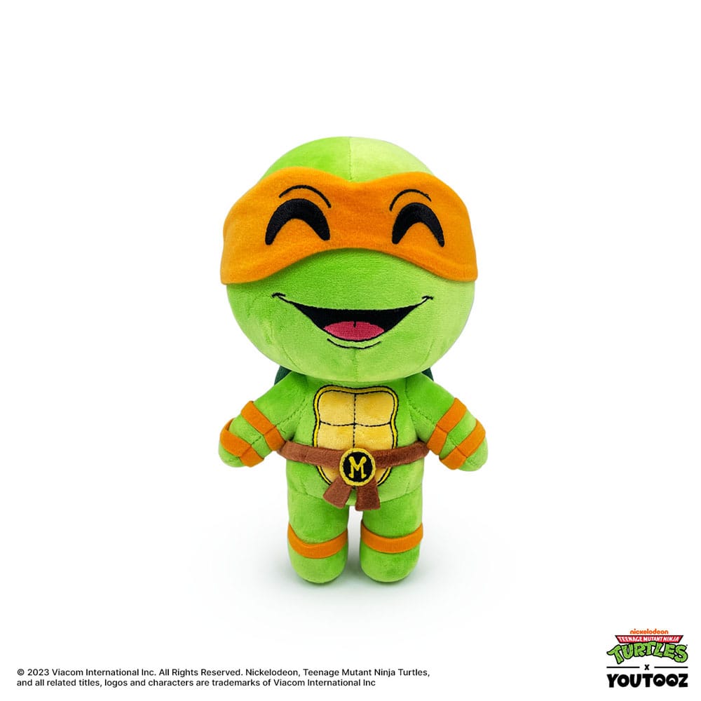 Tinejdžerski mutant ninja kornjače pliša lik chibi michelangelo 22 cm