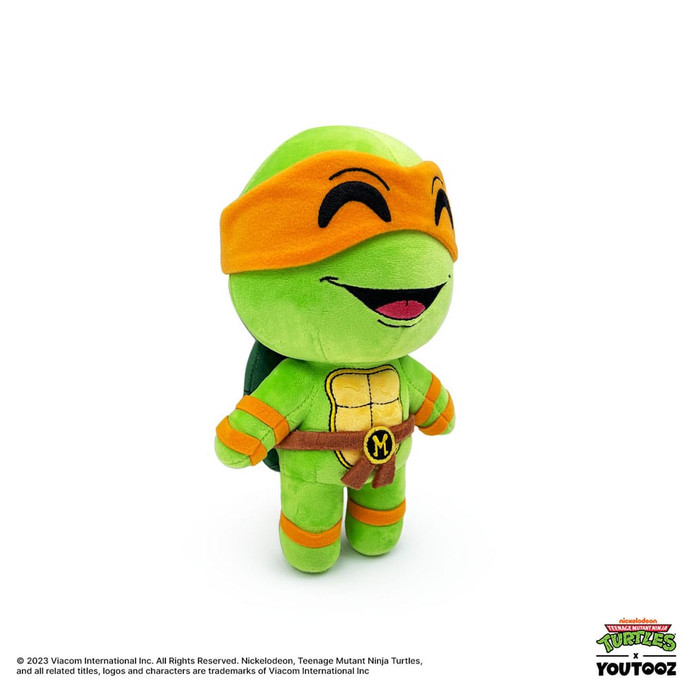 Tinejdžerski mutant ninja kornjače pliša lik chibi michelangelo 22 cm