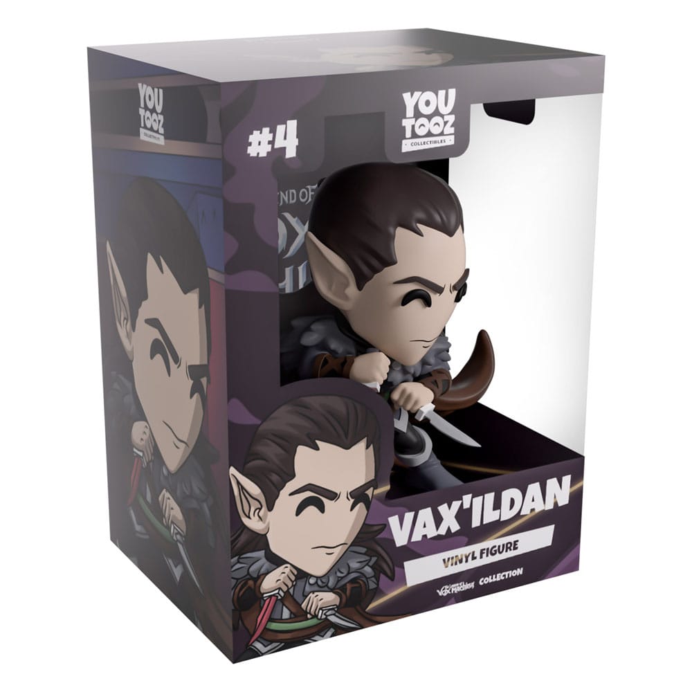 La leggenda di vox machina in vinile figura vax'ildan 10 cm
